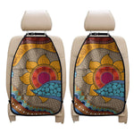 African Sun Print Car Seat Organizers
