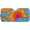 African Sun Print Car Sun Shade