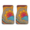 African Sun Print Front Car Floor Mats