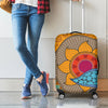 African Sun Print Luggage Cover