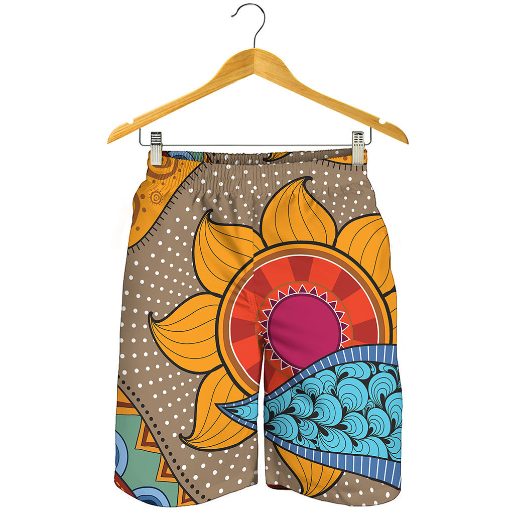 African Sun Print Men's Shorts
