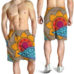 African Sun Print Men's Shorts