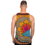 African Sun Print Men's Tank Top