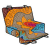 African Sun Print Pet Car Back Seat Cover