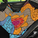 African Sun Print Pet Car Back Seat Cover