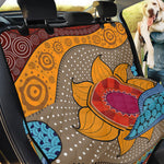 African Sun Print Pet Car Back Seat Cover