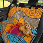 African Sun Print Pet Car Back Seat Cover