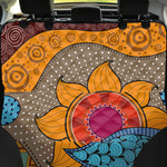 African Sun Print Pet Car Back Seat Cover