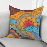 African Sun Print Pillow Cover
