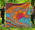 African Sun Print Quilt