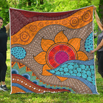 African Sun Print Quilt