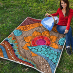 African Sun Print Quilt