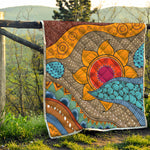 African Sun Print Quilt