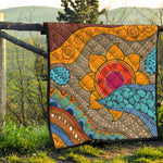 African Sun Print Quilt