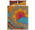 African Sun Print Quilt Bed Set