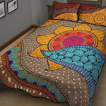 African Sun Print Quilt Bed Set