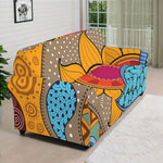 African Sun Print Sofa Cover