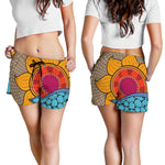 African Sun Print Women's Shorts