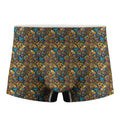 African Totem Masks Pattern Print Men's Boxer Briefs