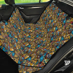 African Totem Masks Pattern Print Pet Car Back Seat Cover