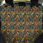 African Totem Masks Pattern Print Pet Car Back Seat Cover