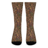 African Totem Pattern Print Crew Socks