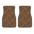 African Totem Pattern Print Front Car Floor Mats
