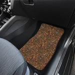 African Totem Pattern Print Front Car Floor Mats