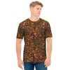 African Totem Pattern Print Men's T-Shirt