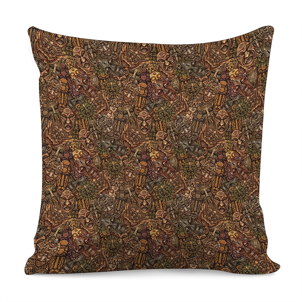 African Totem Pattern Print Pillow Cover