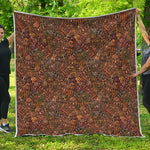 African Totem Pattern Print Quilt