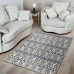 African Tribal Elephant Pattern Print Area Rug