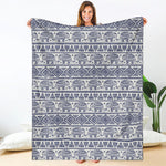 African Tribal Elephant Pattern Print Blanket