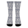 African Tribal Elephant Pattern Print Crew Socks