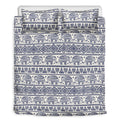 African Tribal Elephant Pattern Print Duvet Cover Bedding Set