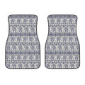 African Tribal Elephant Pattern Print Front Car Floor Mats