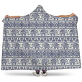 African Tribal Elephant Pattern Print Hooded Blanket