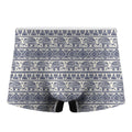 African Tribal Elephant Pattern Print Men's Boxer Briefs