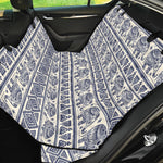 African Tribal Elephant Pattern Print Pet Car Back Seat Cover