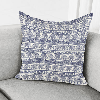 African Tribal Elephant Pattern Print Pillow Cover