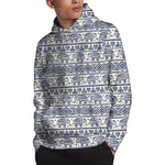 African Tribal Elephant Pattern Print Pullover Hoodie