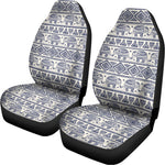 African Tribal Elephant Pattern Print Universal Fit Car Seat Covers