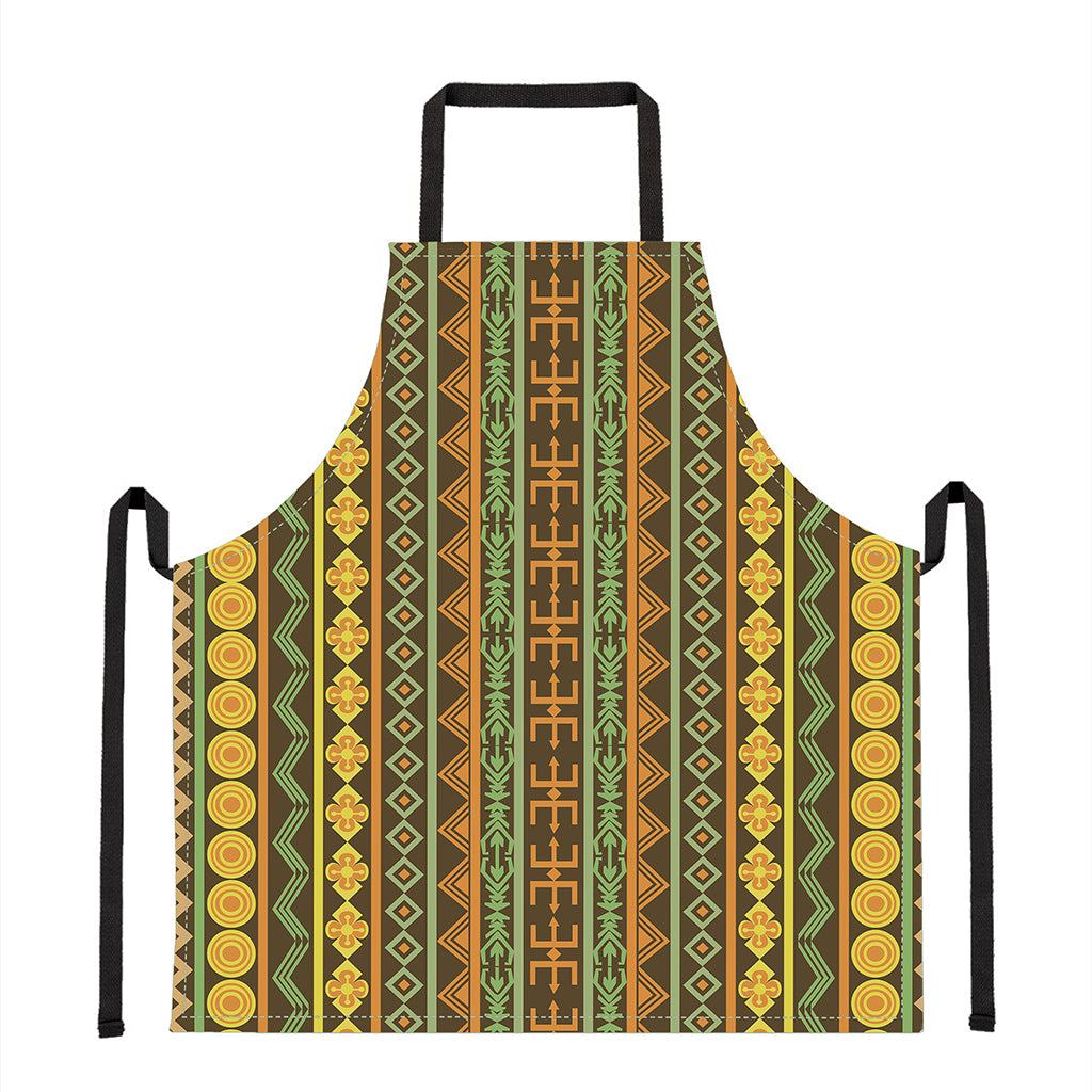 African Tribal Inspired Pattern Print Apron