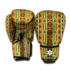 African Tribal Inspired Pattern Print Boxing Gloves