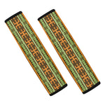 African Tribal Inspired Pattern Print Car Seat Belt Covers