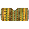 African Tribal Inspired Pattern Print Car Sun Shade