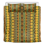 African Tribal Inspired Pattern Print Duvet Cover Bedding Set