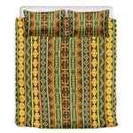 African Tribal Inspired Pattern Print Duvet Cover Bedding Set