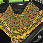 African Tribal Inspired Pattern Print Pet Car Back Seat Cover