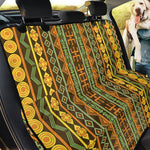 African Tribal Inspired Pattern Print Pet Car Back Seat Cover